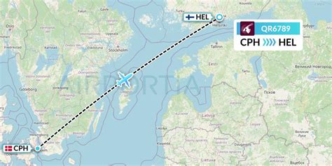 Qatar Airways QR6798 Flight Status: Helsinki to Bodo Tracker