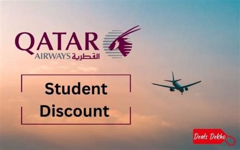 Qatar student discount. Avail of up to 5% markdowns at Qatar Airways Student Discount. Qatar Airways Promo Code. Qatar Airways Student Offer 2021. Emirates Student Discount. Qatar Airways Student Club Login. Qatar Airways Student Club Promo Code. Qatar Airways Privilege Club. Qatar Airways Student Card. 5% OFF. 