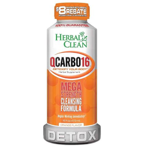 In 100+ people's carts. $ 2718. $1.70/fl oz. Herbal Clean QCarbo16 Same-Day Premium Detox Supplement Drink, Red Tropical Flavor, 16oz. 55. Now $ 2498. $32.95. Herbal Clean Same-Day Premium Detox Drink 16oz - Orange. . 