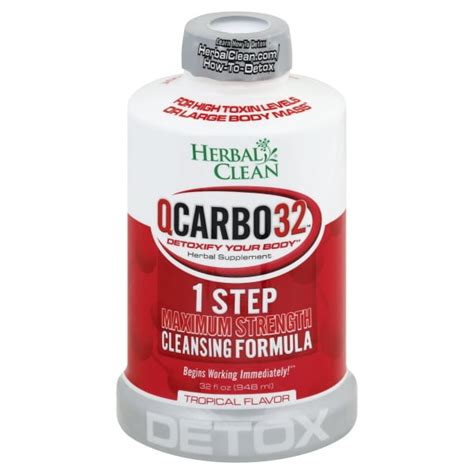 Better than Detox Tea: Herbal Clean QCarbo32 Detox Drink has a strong blend of herbs for same-day effects to cleanse and detox the body and eliminate toxins from lifestyle choices; best formula among detox drinks in a saturated market for major body cleanse products. 