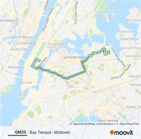 The first stop of the M20 bus route is Broadway/W 63 St and the last stop is State St/Whitehall St. M20 (South Ferry Via 7 Av Via Bat Pk City) is operational during everyday. Additional information: M20 has 39 stops and the total trip duration for this route is approximately 57 minutes.. 