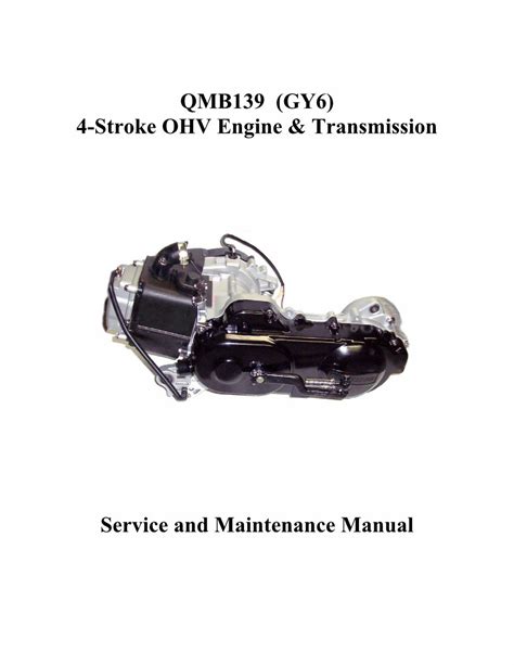 Qmb139 gy6 4 takt ohv roller motor service reparatur handbuch download. - España en la europa del euro.