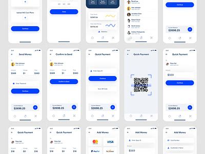 Qpay Quick Payment App UI Design by Nure Alam on Dribbble
