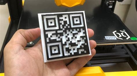 Qr code 3d.  3D printing QR codes can make transactions more accessible, like...