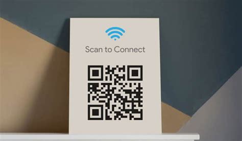  Crie um código QR para uma conexão Wi-Fi fácil e rápida. Ao ler