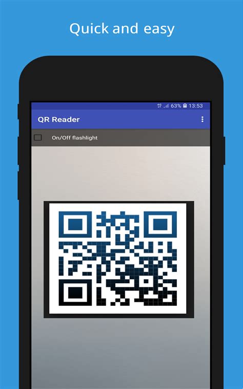 This powerful QR code scanner for Android allows you to scan all kinds of QR codes and barcodes. Barcode Scan. The QR & barcode scan only needs one step: auto-detect QR code and barcode as long as open the app. Free QR & Barcode Scanner brings extreme fast barcode scan experience to you. Barcode scanner app.. 