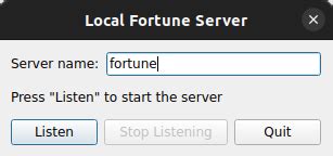 Qt local server example.  The Local Fortune Server example shows how to create a serve...