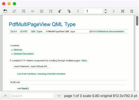 Qt pdf. wikipedia.  A Qt Quick PDF viewer that allows scrolling through the p...