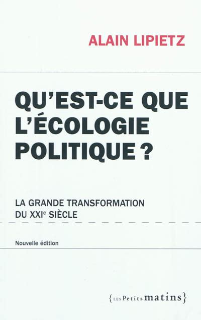 Qu'est ce que l'écologie politique ? la grande transformation du xxie siècle. - The study skills handbook by judith dodge.