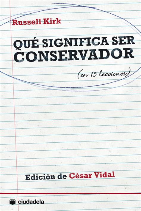 Qu significa ser conservador in 15 lecciones ensayo édition espagnole. - Quality manual template for clinical laboratory.