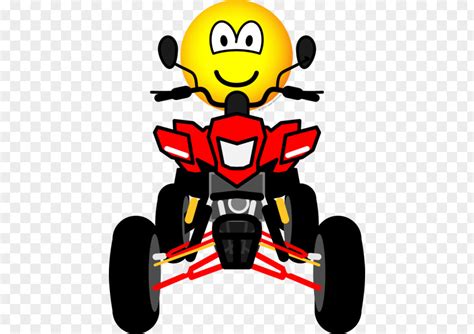 Quad Bike - Emoticon Smiley All-terrain Vehicle Clip Art PNG