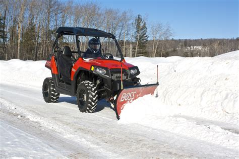 Quad with snow plow. 60 inch Sno-devil snow plow for quad. Winnipeg. Brand new in box 60 inch metal Sno-devil ATV plow Universal fit $500 OBO. $1,280.00. Snow Plow 6 Foot. Portage la Prairie. Plow works by winch and wired remote I would feed through the driver's window. I suppose one could purchase a wireless remote as well. It's setup to go in a 2" receiver. 