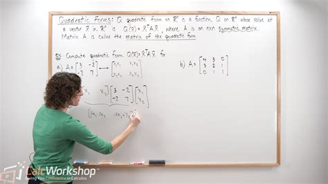 Quadratic Form (Matrix Approach for Conic Sections)