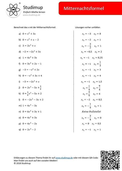 Quadratische gleichungen faktorisieren aufgaben pdf