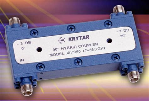 The coupler is intended to combine two input signals in quadrature (ports 1 and 4), each having 16 KW of power, in to Fig. 10. The top of the VHF quadrature hybrid coupler. an output signal of 32 KW of power (port 2 or 3), while canceling each other on the other port that is terminated with 50 Ω (port 3 or 2).. 