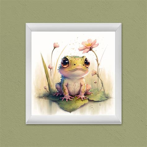 Quak..Frosch Aquarell 30cm x 40cm Gabriele Schneider Flickr