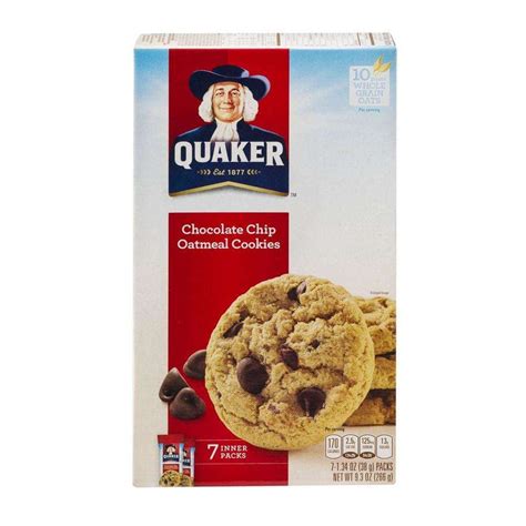 Quaker oatmeal chocolate chip cookies. Cook and stir over medium heat until mixture comes to a full boil. Continue boiling 1 minute without stirring. Remove pan from heat. Immediately add remaining ingredients; mix well. Working quickly, drop mixture by rounded measuring tablespoonfuls onto cookie sheets. Makes about 6 dozen. Refrigerate until well chilled. 