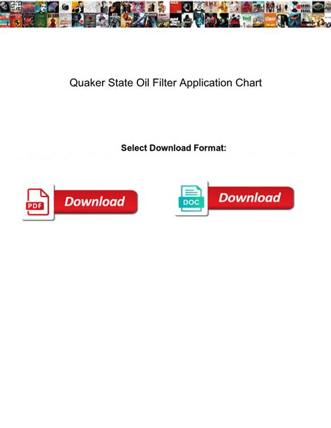 Quaker state oil filter application guide. - A319 a320 a321 technical training manual mechanics.