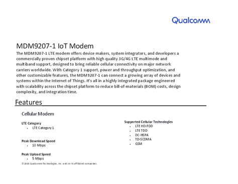 Qualcomm mdm9207 manual.  - Security vulnerabilities for the qualcomm mdm920...