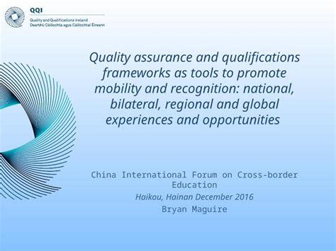 Qualifications Frameworks - Quality Assurance Agency …