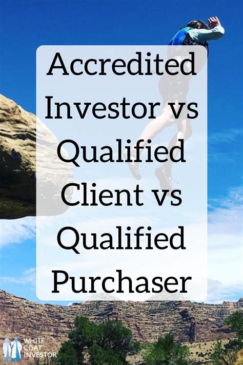 2. sep 2017. ... Accredited Investor and Qualified Purchaser Accredited Investor Following criteria should be met to be an accredited investor in accordance .... 