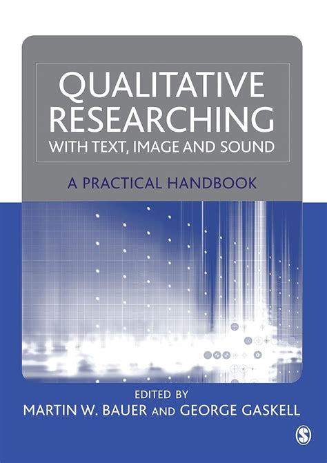 Qualitative researching with text image and sound a practical handbook. - Guide des poissons de latlantique europa en.