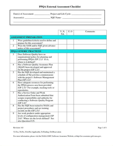 Quality Control Format In Excel Assurance Template Free with regard to