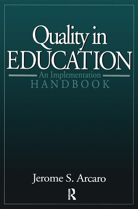 Quality in education an implementation handbook st lucie. - Manuale di istruzioni della macchina per maglione bond.
