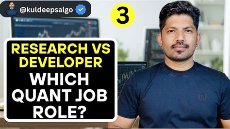 Quant salary guide.  Researcher vs developer vs Lees meer over de salari...