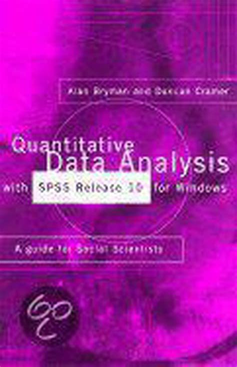 Quantitative data analysis with spss release 10 for windows a guide for social scientists. - Fundamental mechanics of fluids currie solution manual.