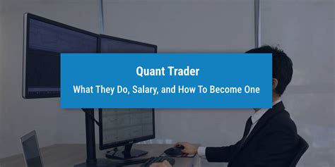 Quantitative trading salary. Explore what a Quant Trader does, key skills, coding to...