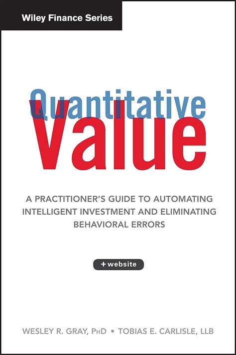 Quantitative value a practitioners guide to automating intelligent investment and eliminating behavioral errors wiley finance. - Rca vr5320r digital voice recorder manual.