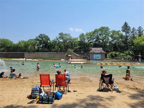 Quarry pool batavia. Built in an old stone quarry, a 60,000-square-foot, sand-bottom swimming hole features diving platforms, a drop slide, and picnic areas 