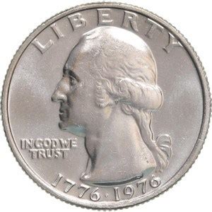 According to the Numismatic Guaranty Company (NGC), price guide information, the 1776 to 1976 circulated Bicentennial Quarter value is from $0.30 to $0.85. However, if you check the open market prices, you will see that 1776-1976 D Bicentennial Quarters, in perfect uncirculated condition, can be sold for $7000.