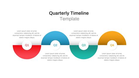 Quarterly Roadmap Powerpoint Template