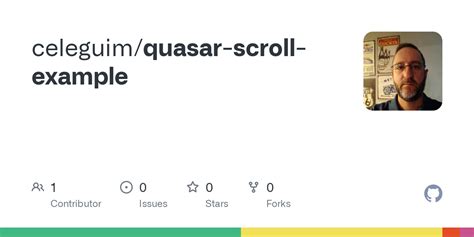 Quasar scroll.  Feb 21, 2025 · Two common UI features that can enhance user experie...