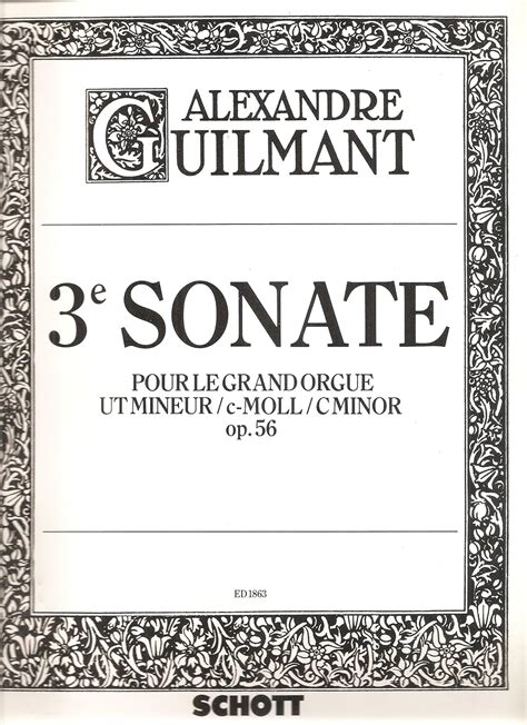 Quatrième sonate pour grand orgue