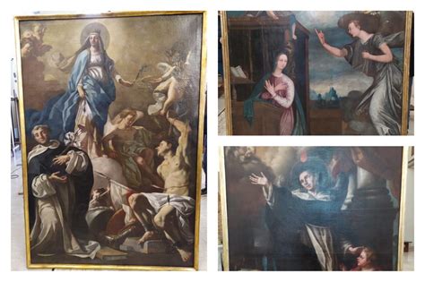 Quattro dipinti restaurati della chiesa di pietole. - Modelli di precipitazione nei sistemi di diffusione della reazione.