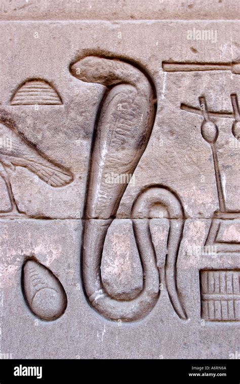 Queen cleopatra hieroglyphics Stock Photos and Images