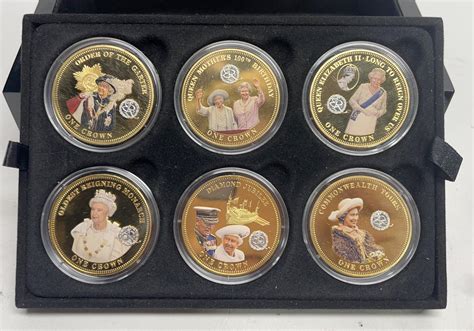 Queen elizabeth coin collection. .  ...