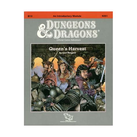 Queen s harvest dungeons dragons module b12 paperback. - Répertoire des sources historiques du moyen âge.