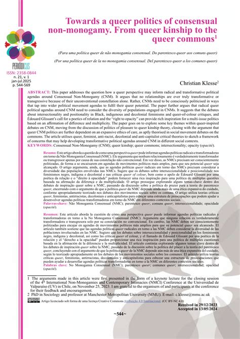 Queer and Consensual