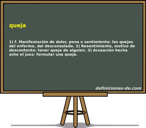 Queja significado. Things To Know About Queja significado. 