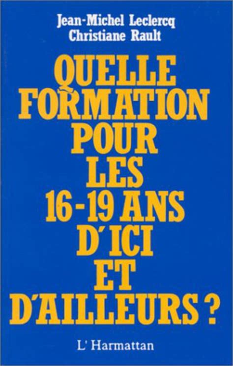 Quelle formation pour les 16 19 ans d'ici et d'ailleurs?. - Introduction to error control codes textbooks in electrical and electronic engineering.