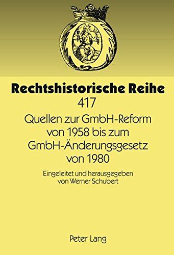 Quellen zur gmbh reform von 1958 bis zum gmbh änderungsgesetz von 1980. - Technologische probleme beim brennen des zementklinkers, ursache und lösung.