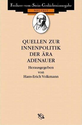 Quellen zur innenpolitik in der ära adenauer 1949 1963. - Structural stability theory and implementation solution manual.