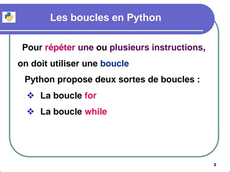 Quelles Sont Les Boucles En Python - shangchele.us.to