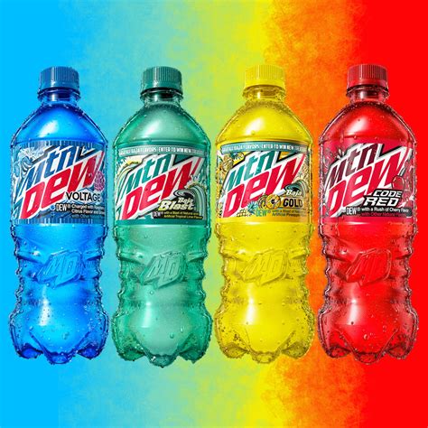 Quench Your Thirst with Every Single Mountain Dew Flavor: A Refreshing Adventure!