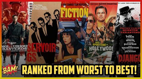 Quentin Tarantino Movies Ranked from Worst to Best