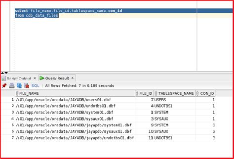 Query if data file is empty - dba-oracle.com